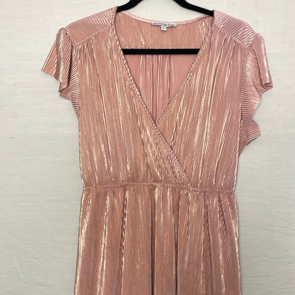 See and be seen  pink shimmer maxi